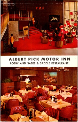 Greensboro postcard albert - nc,