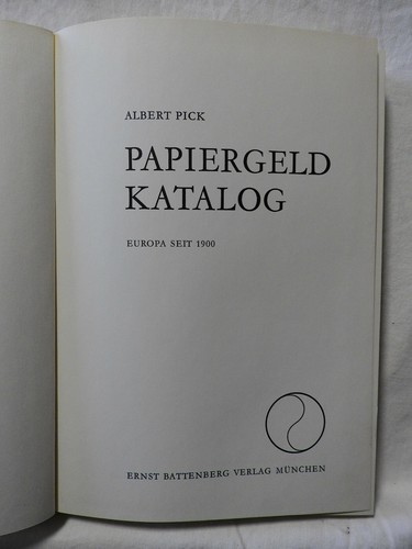 Albert pick papiergeld - pick,