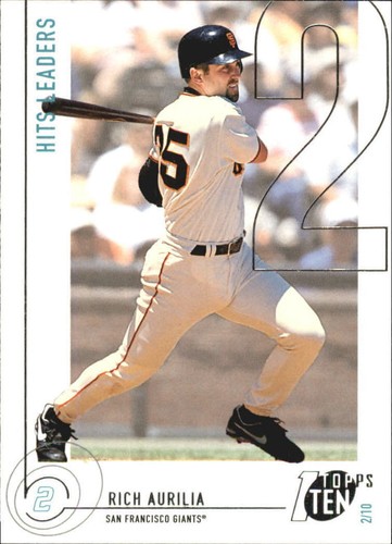 A7649 2002 topps ten baseball - topps,