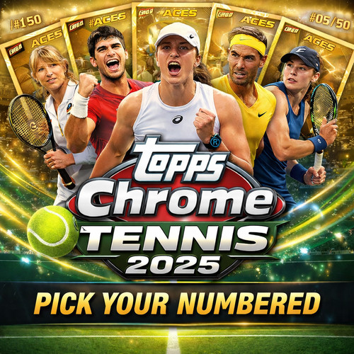 Tennis topps chrome 2025 - topps,