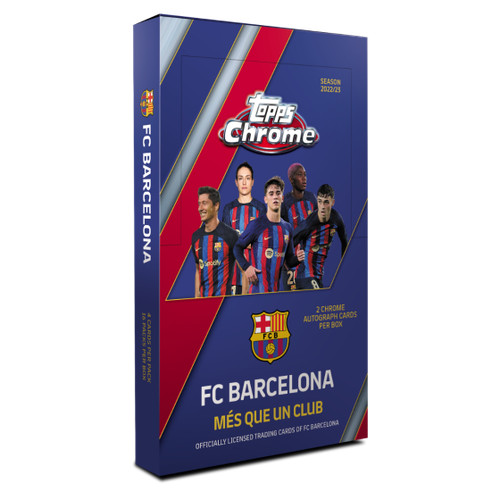 Topps barcelona chrome - fc,