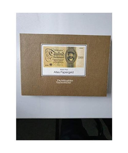 Altes papiergeld albert pick - altes,